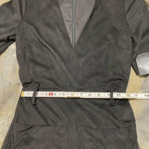 Zara Trafaluc Black Suede Romper - Picture 8 of 12